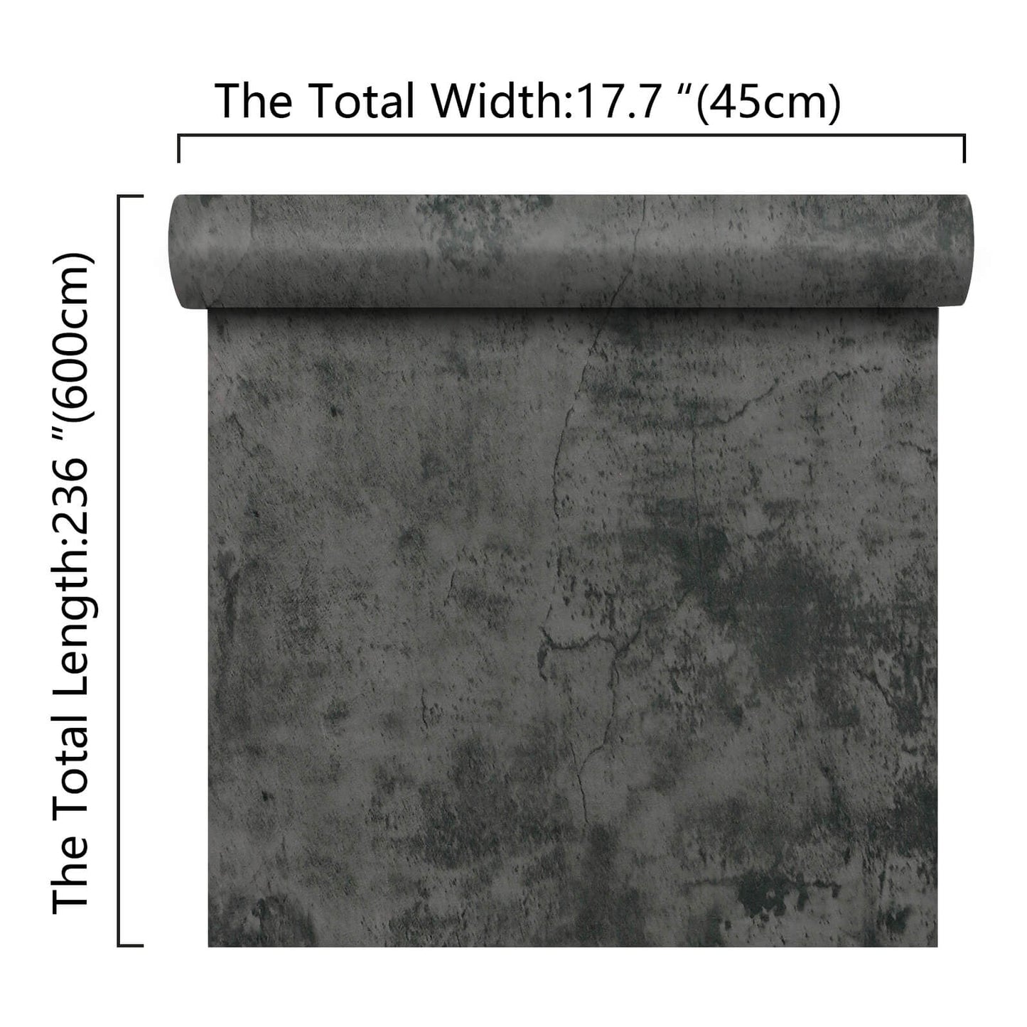 17.7in-wide-236in-long-brown-grey-concrete-vinyl-paper-sticker-roll