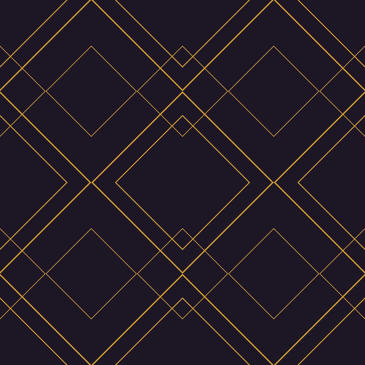 Black and Gold Geometric Wallpaper