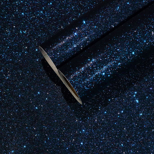 Dark Blue Glitter Contact Paper