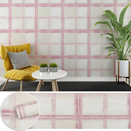 chichome-pink-plaid-wallpaper