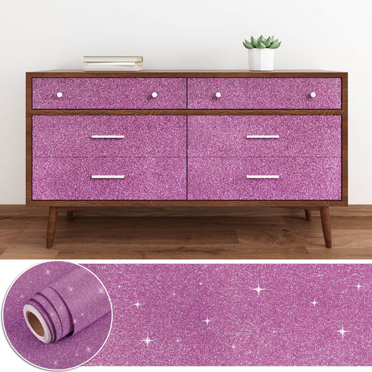 chichome-pruple-glitter-wallpaper-for-home-decor