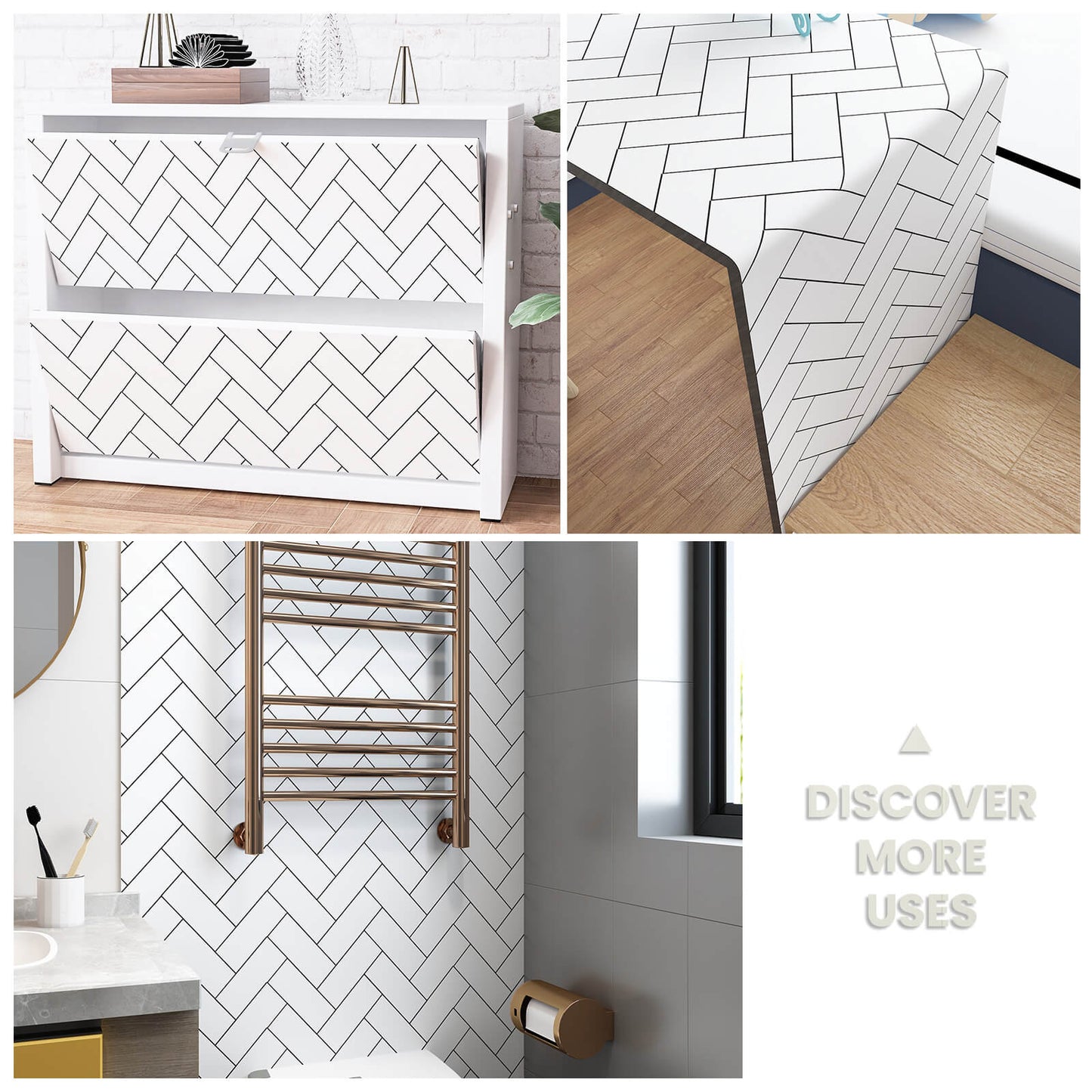 decorative-white-and-black-geometric-vinyl-paper-diy-in-countertops-walls-cabinets