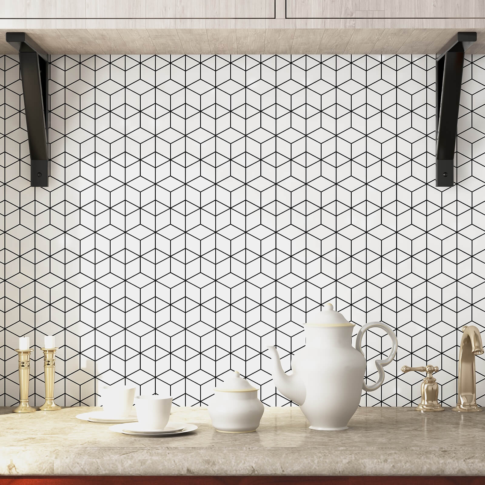 large-size-adhesive-wall-paper-black-geometric-on-white-background