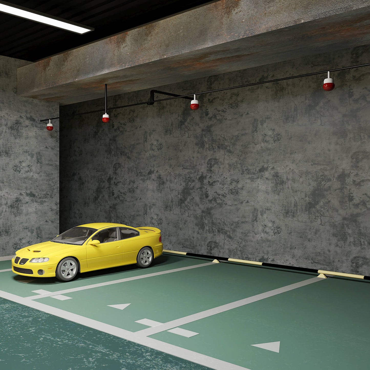 peel-and-stick-concrete-wall-paper-for-garage