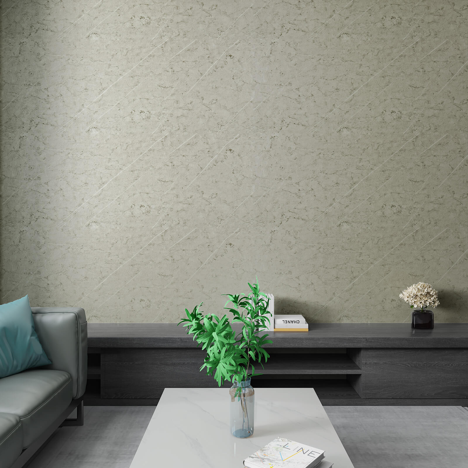 peel-and-stick-light-grey-concrete-wall-paper-for-living-room