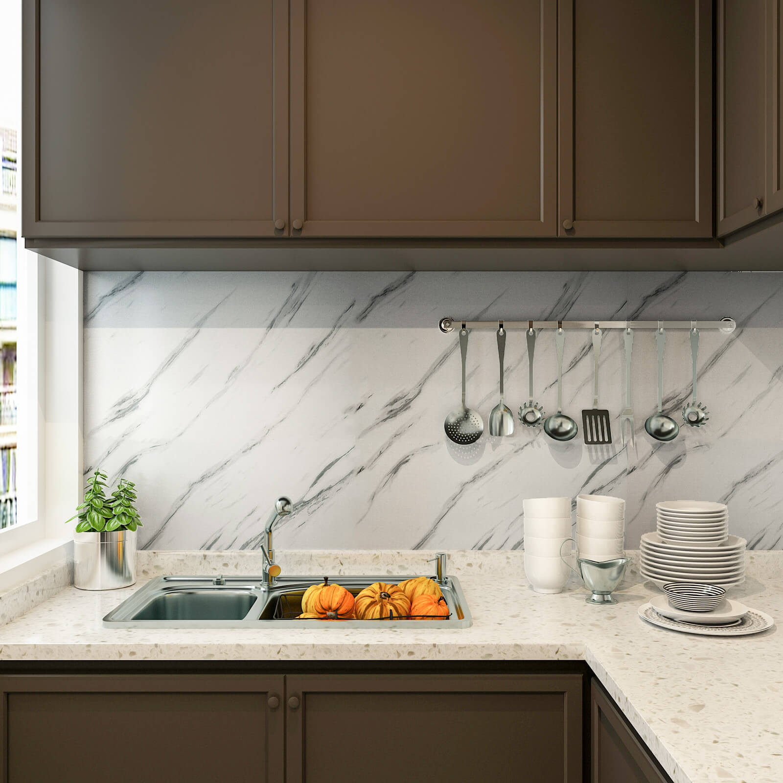 peel-and-stick-white-marble-wallpaper-for-kitchen-backsplash