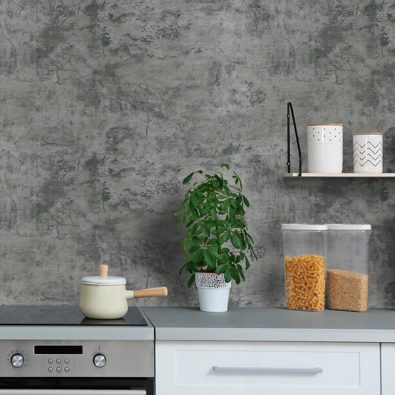 removable-industrial-cement-style-brown-grey-vinyl-paper-for-kitchen-backsplash