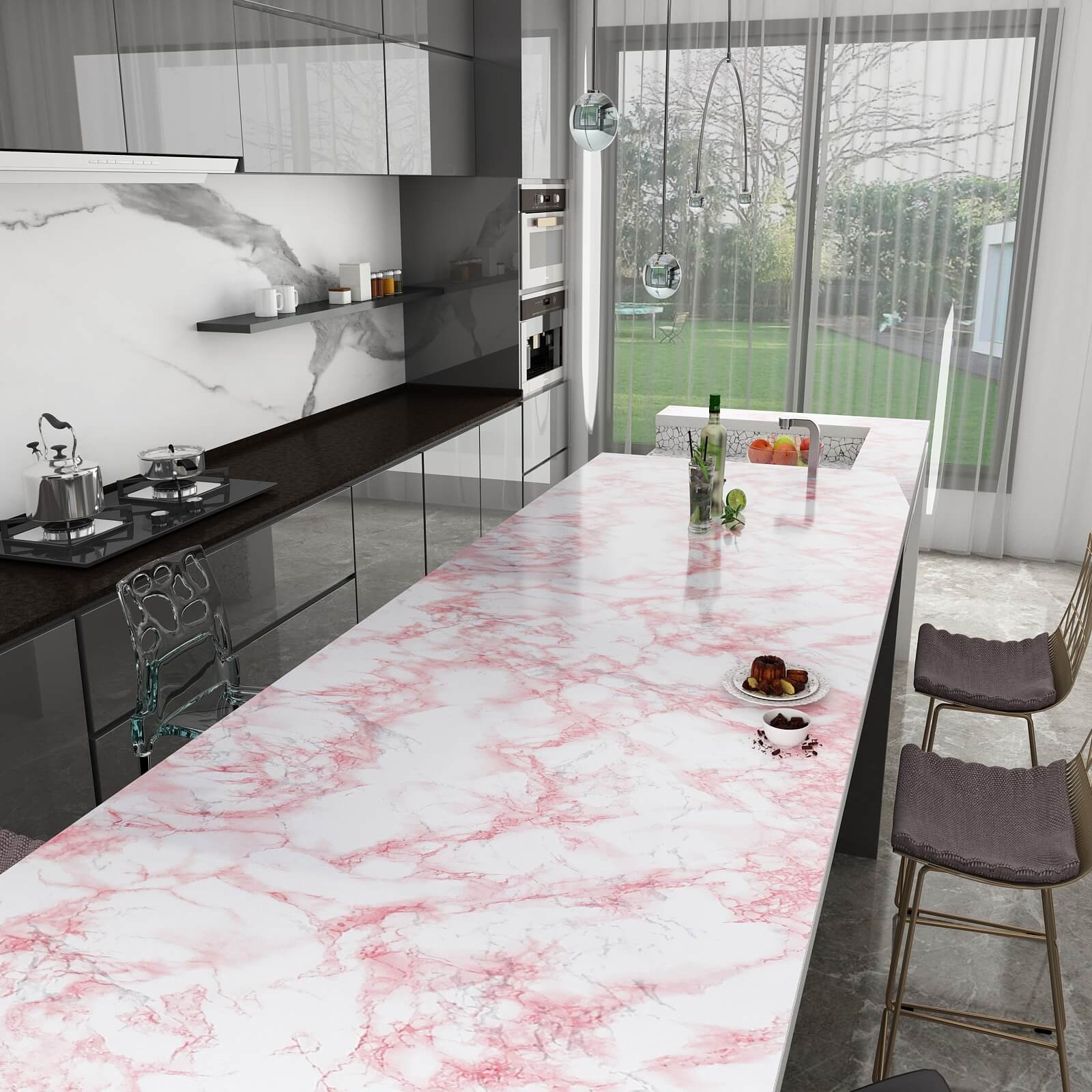 removable-pink-marble-contact-paper-for-kitchen-countertop