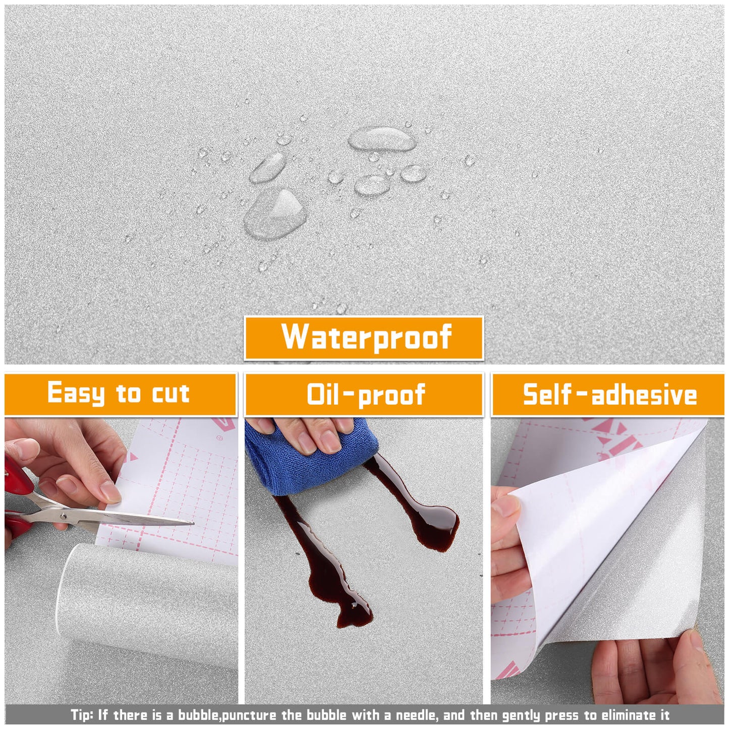 silver-glitter-wallpaper-features-easy-to-cut-waterproof