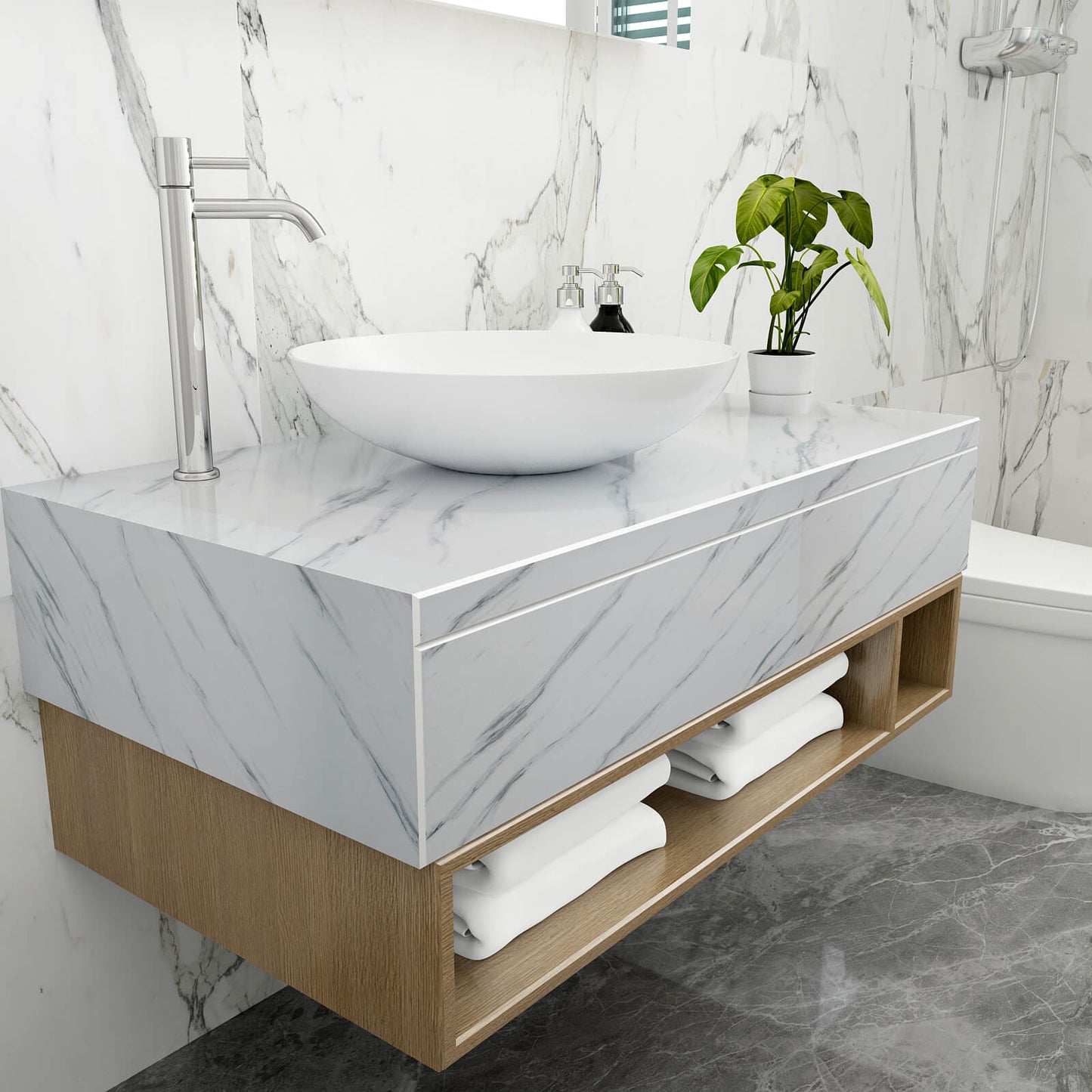 waterproof-white-marble-vinyl-paper-roll-for-bathroom