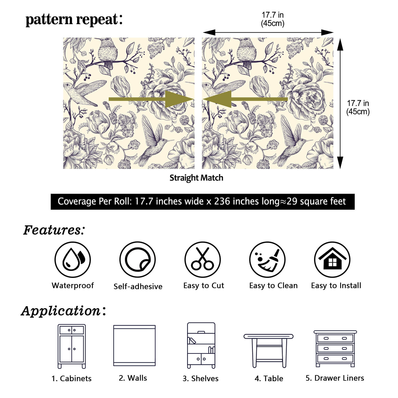    17.7in-wide-236in-long-29-sq-ft-vinyl-bird-leaf-wallpaper-roll