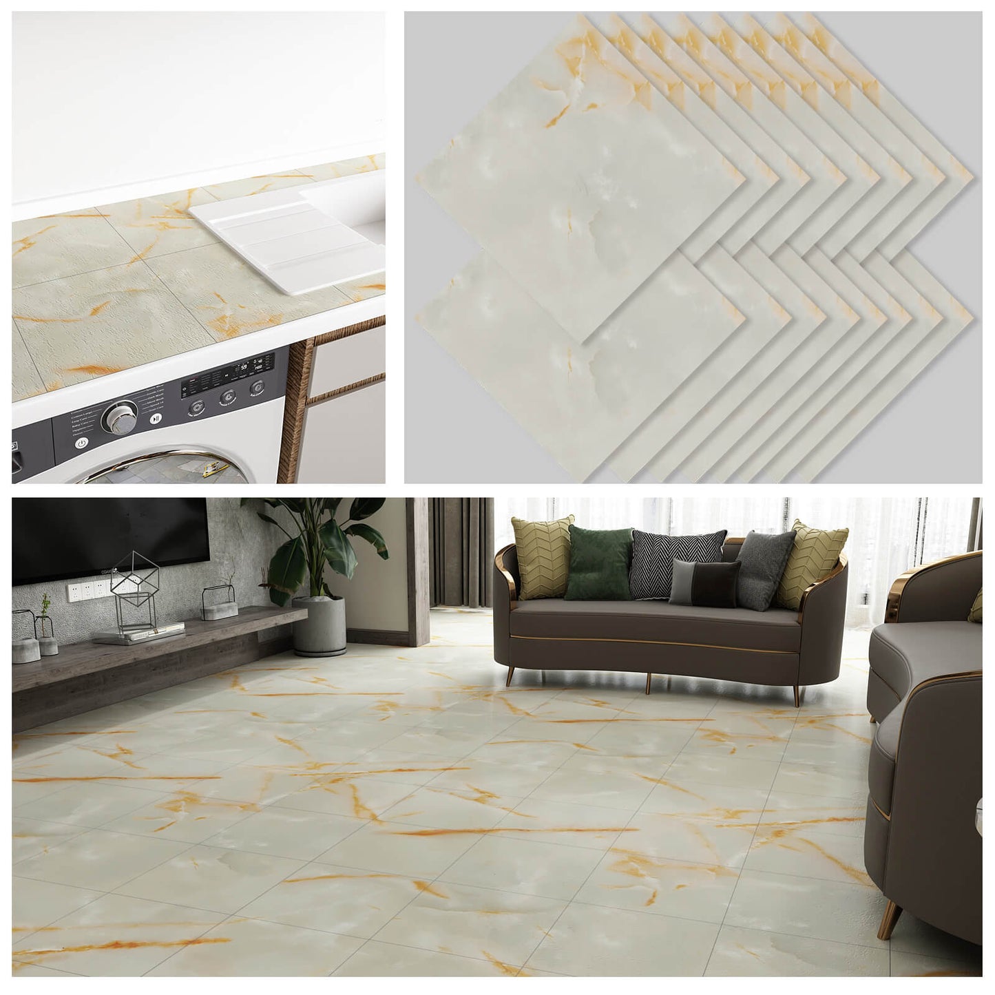 chichome-cracked-yellow-marble-vinyl-flooring-tiles-16-pack