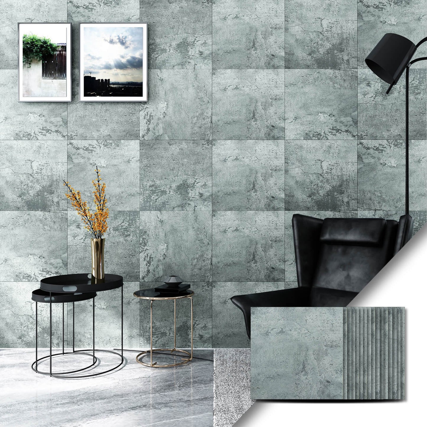    chichome-distressed-grey-marble-vinyl-tiles-16-packs