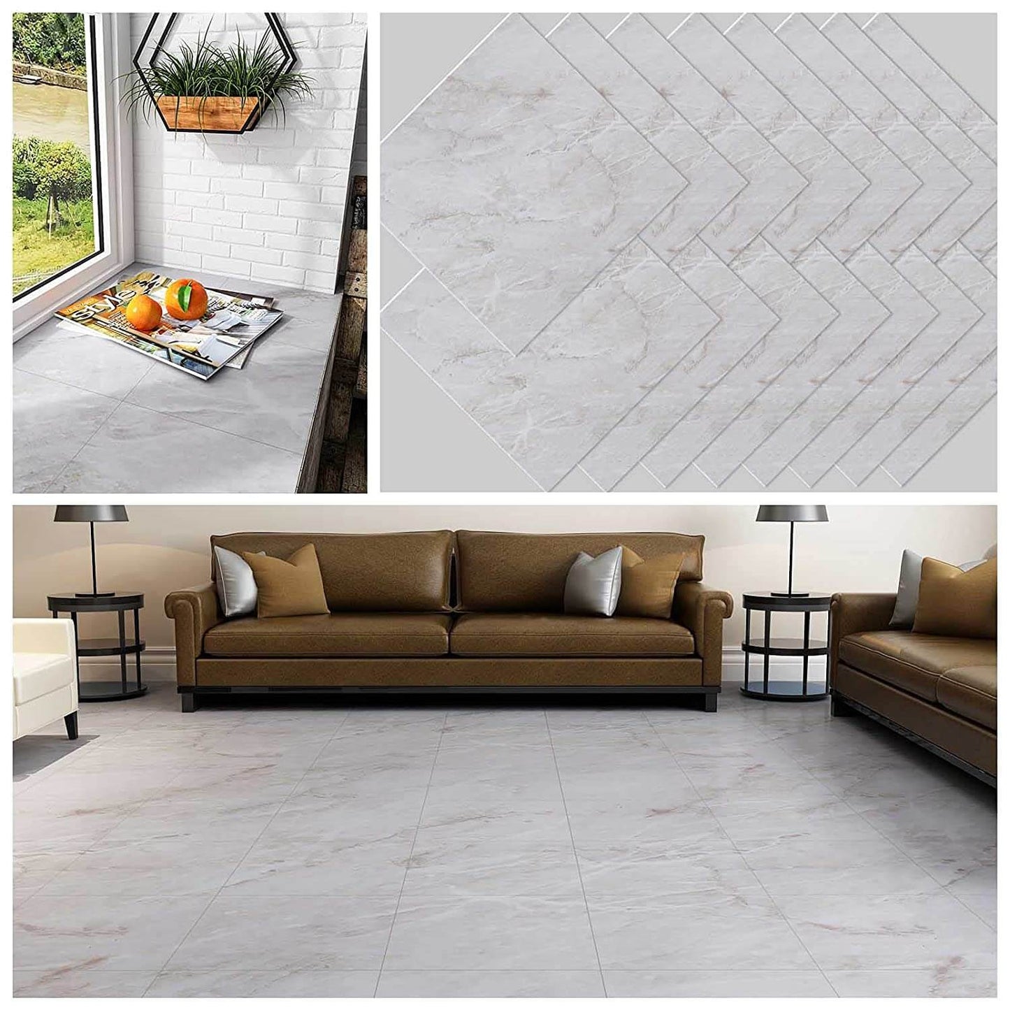    chichome-light-grey-marble-vinyl-floor-tiles-16-packs