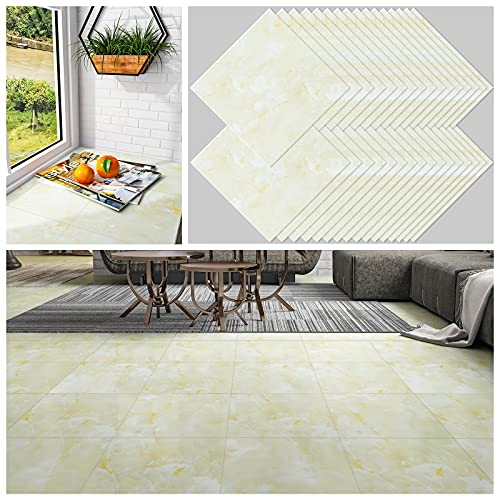    chichome-light-yellow-marble-vinyl-floor-tiles-32-packs