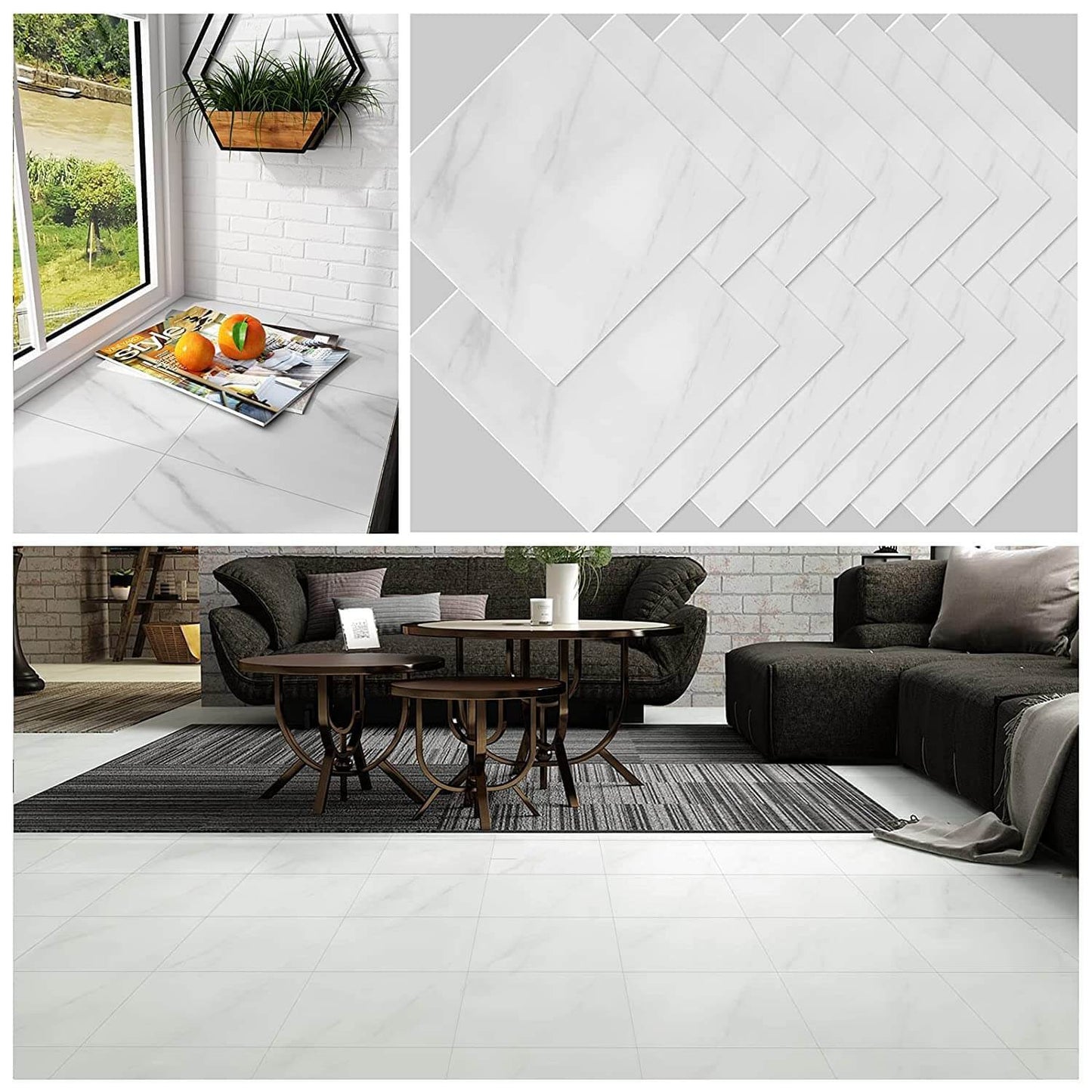    chichome-white-marble-vinyl-floor-tiles-16-packs