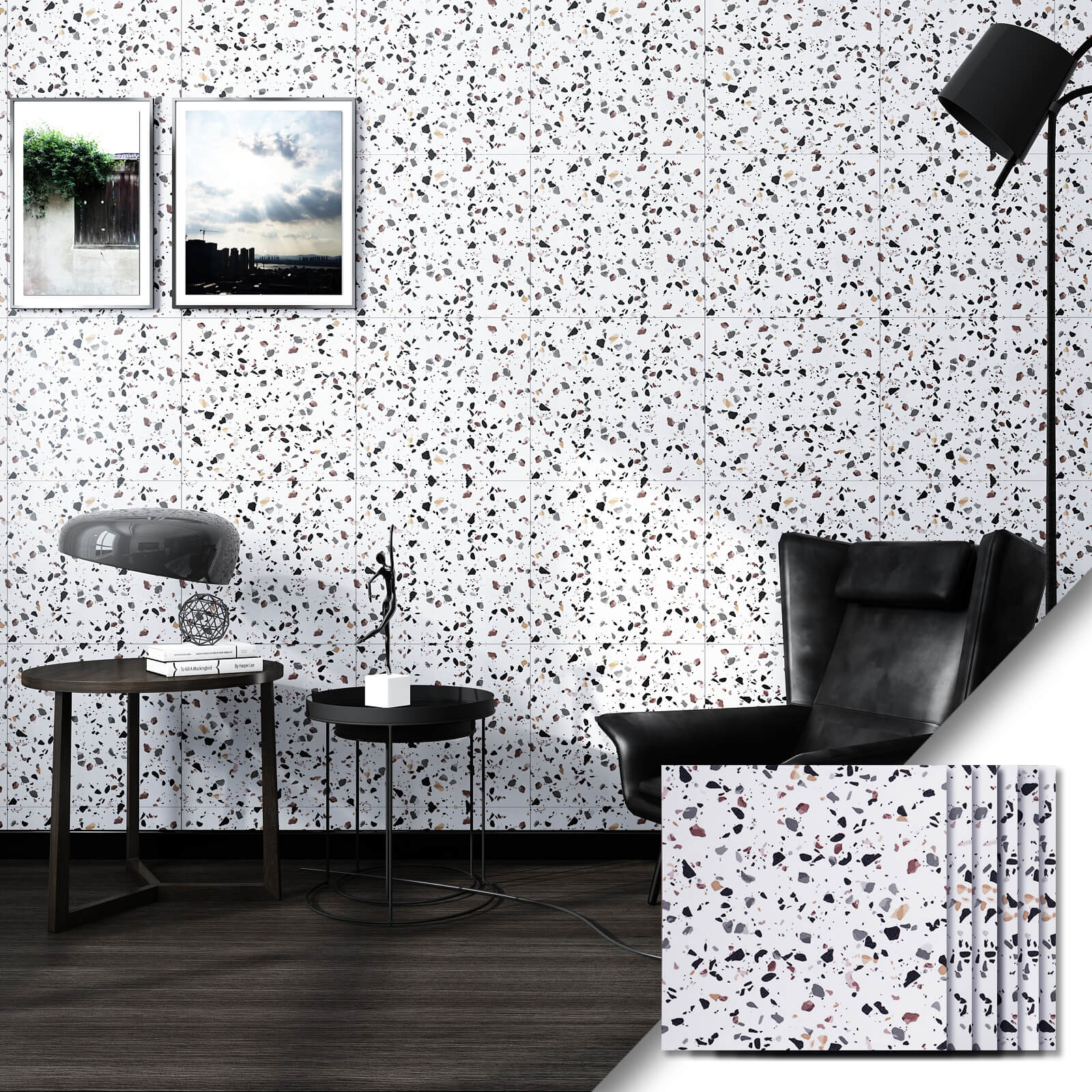 chichome-white-terrazzo-granite-vinyl-tiles-6-packs