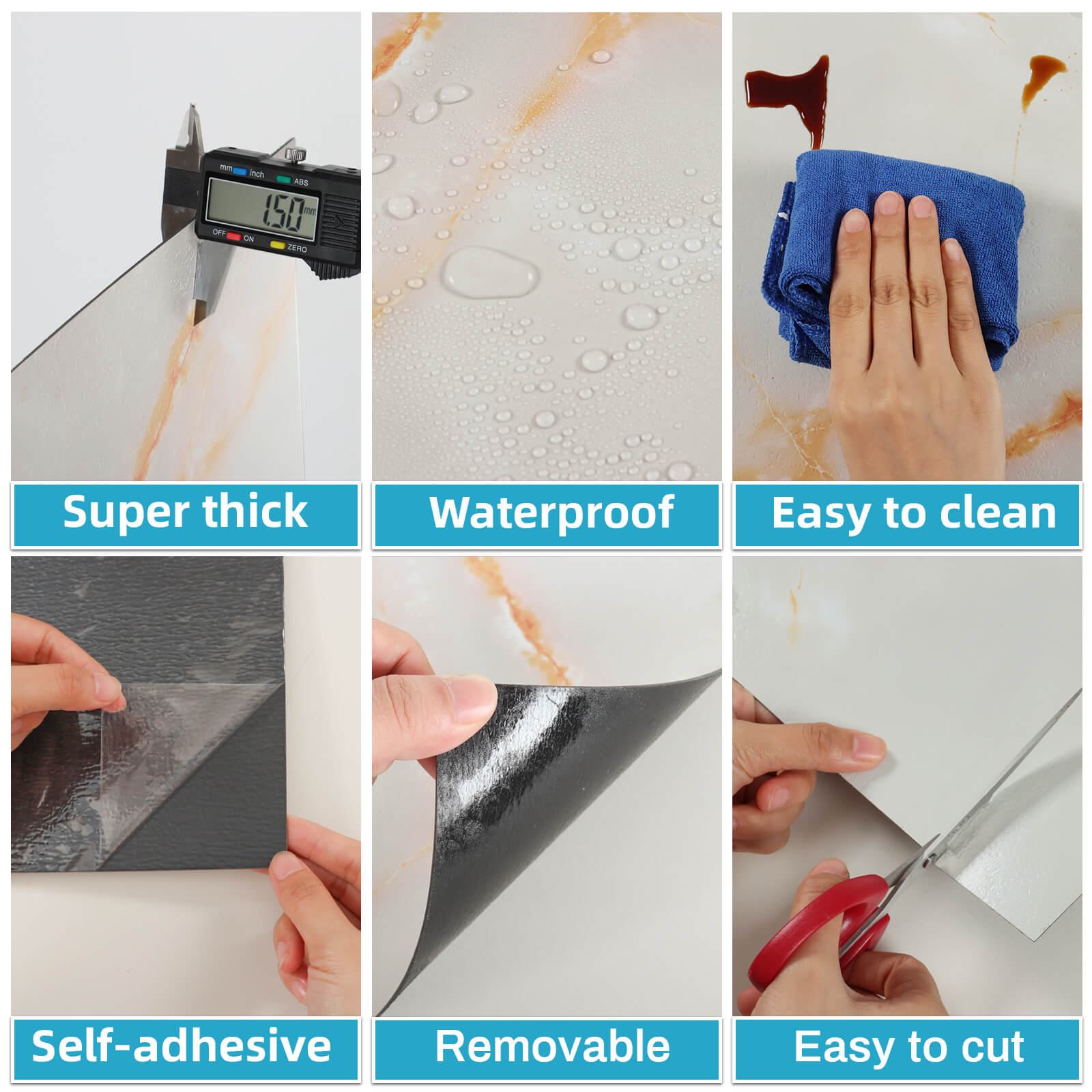     cracked-yellow-tile-sticker-features-easy-to-cut-apply-clean-and-reomove