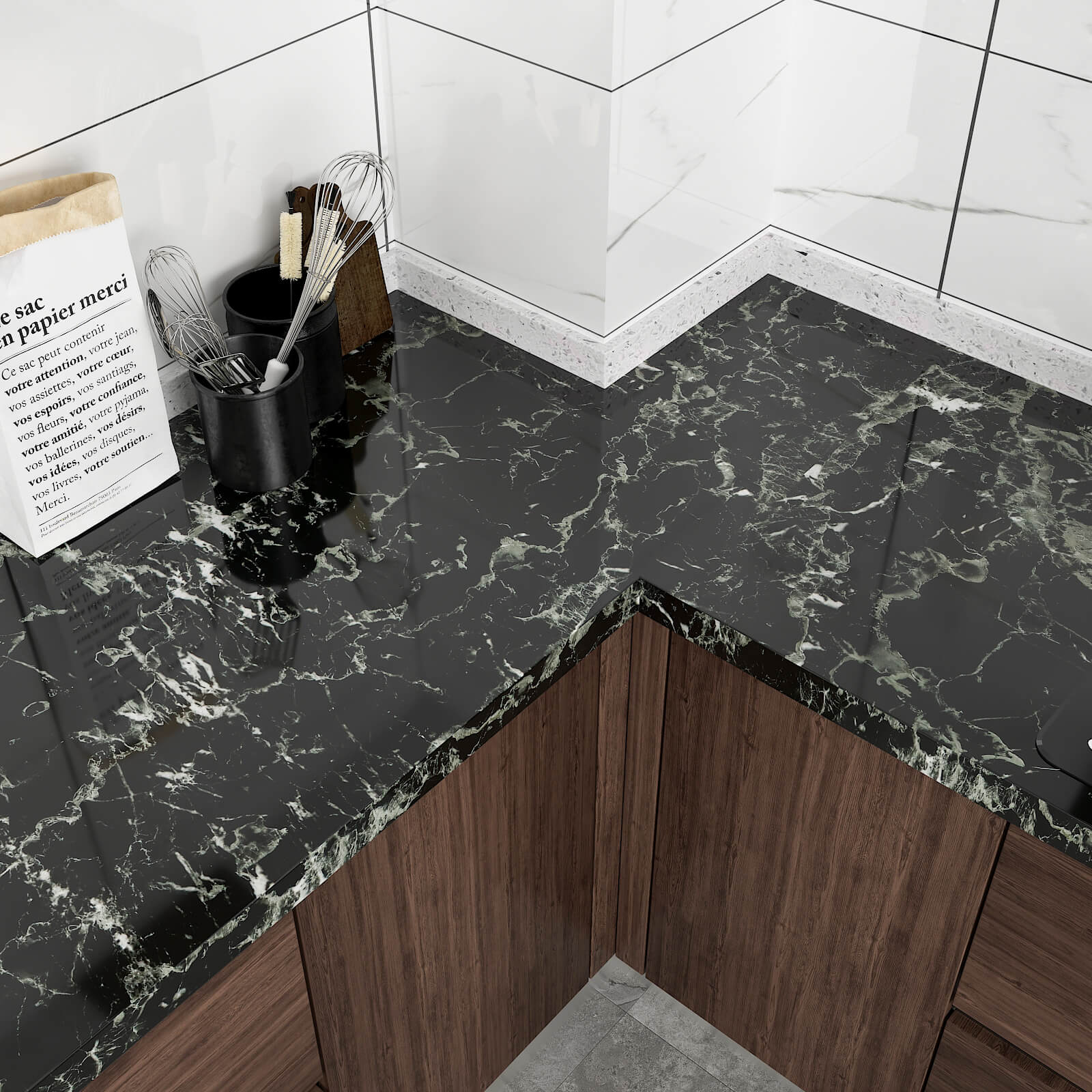 dark-black-marble-contact-paper-countertops