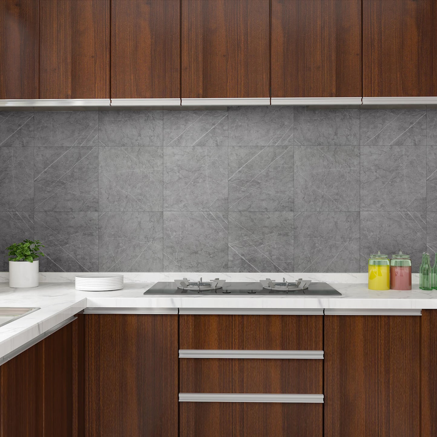    dark-grey-marble-tile-sticker-for-kitchen-backsplash