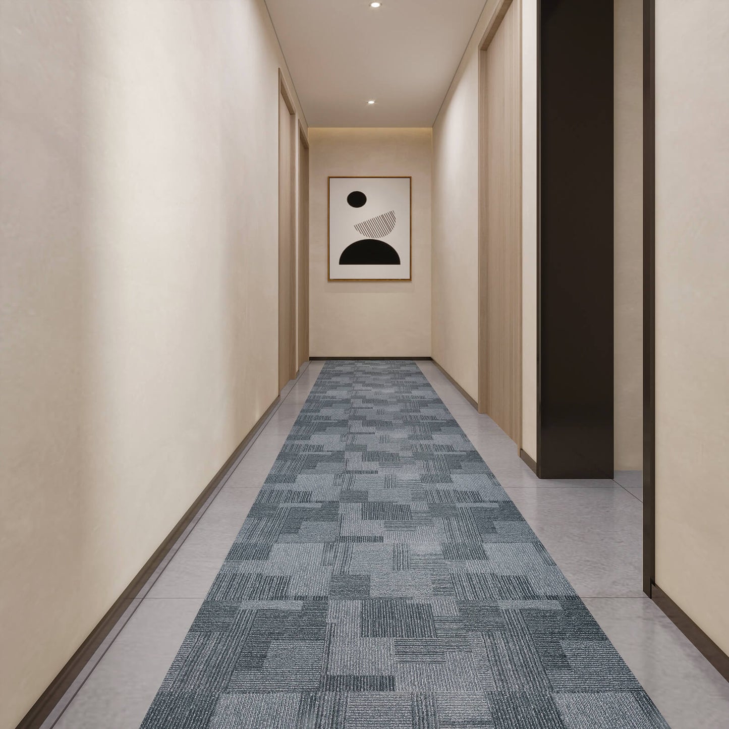    decorative-navy-blue-carpet-floor-sticker-for-hallway-made-of-premium-vinyl