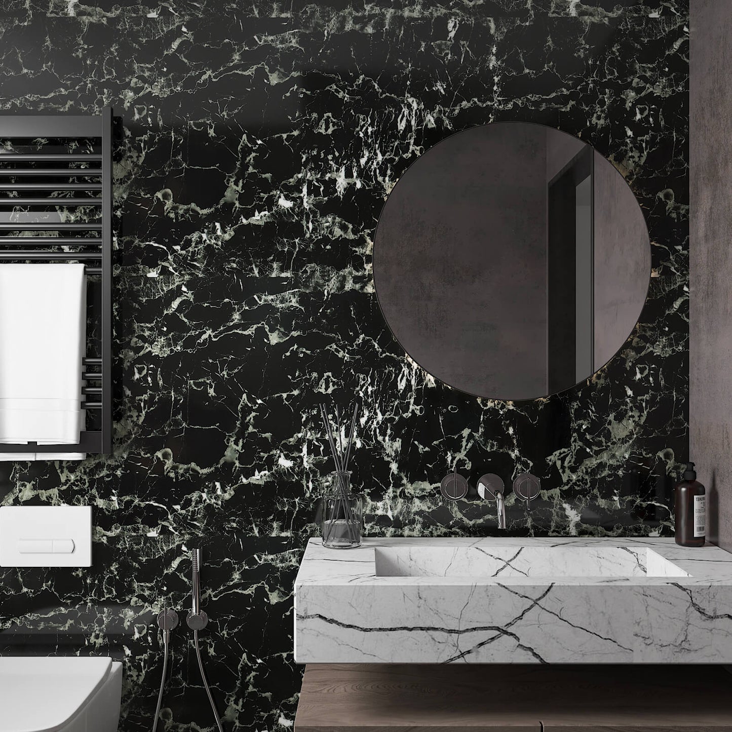 faux-marbling-vinyl-paper-for-bathroom-walls