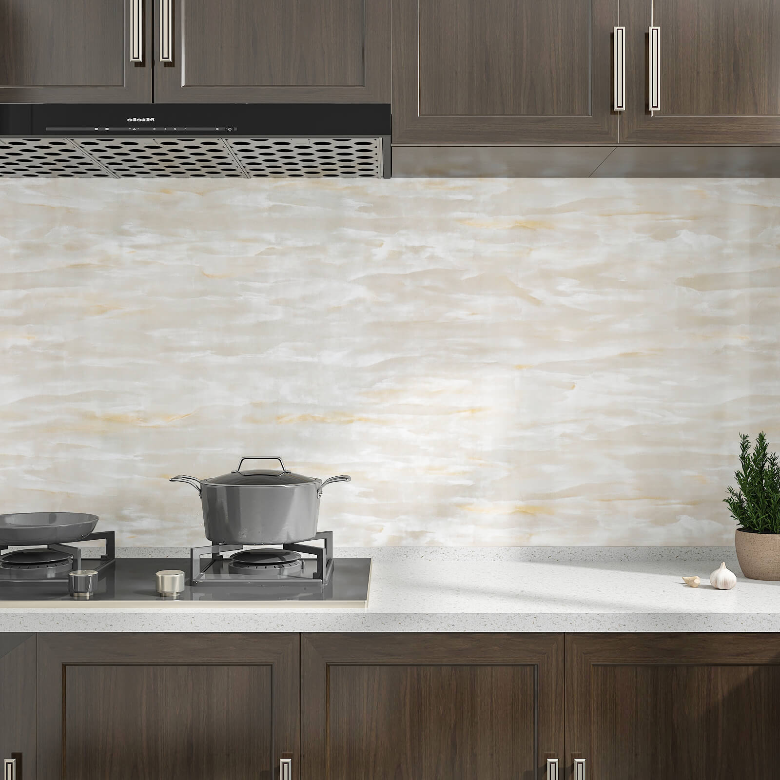 glossy-marble-wallpaper-for-backsplash-in-the-kitchen-beige-white