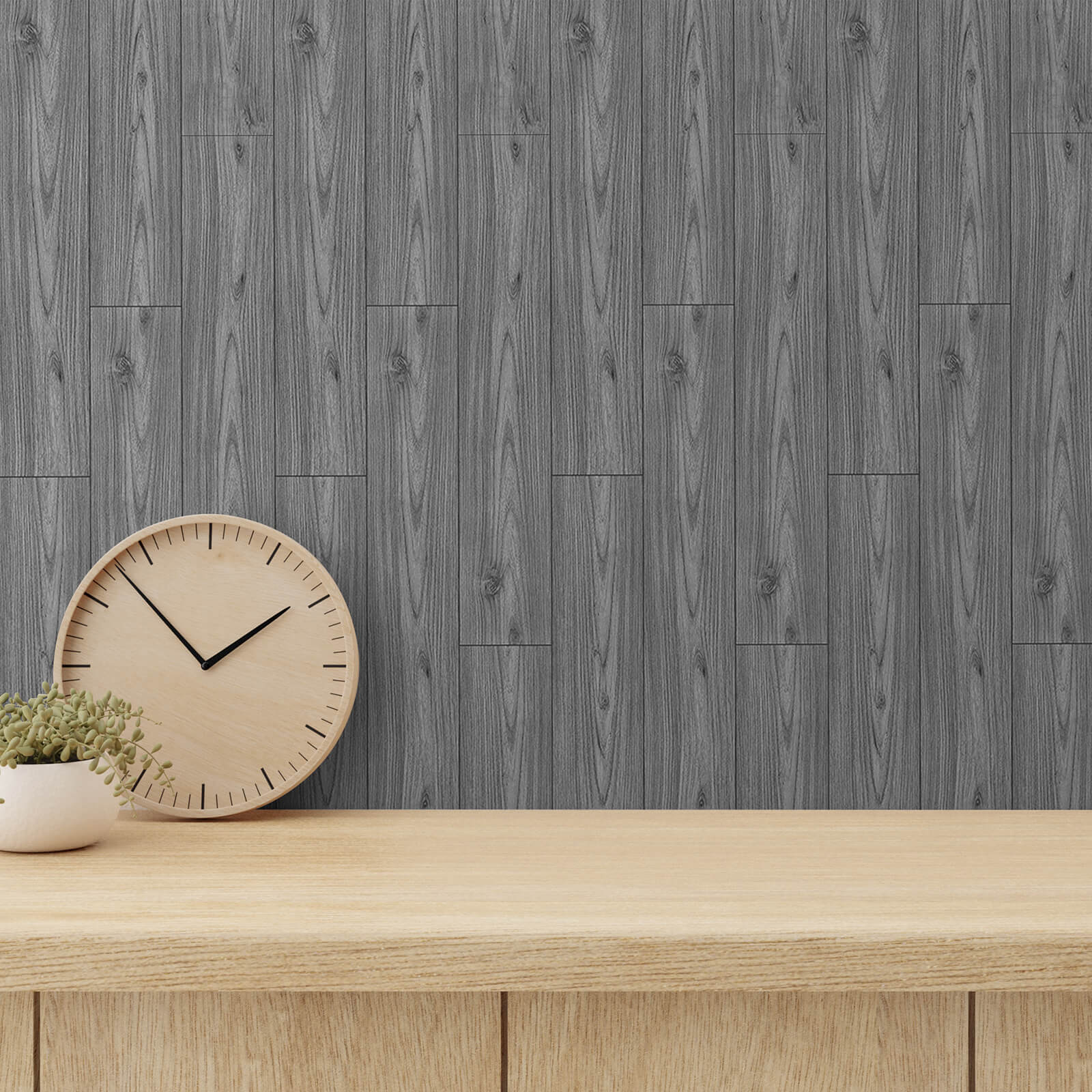    glue-free-dark-gray-wood-plank-tiles-for-walls