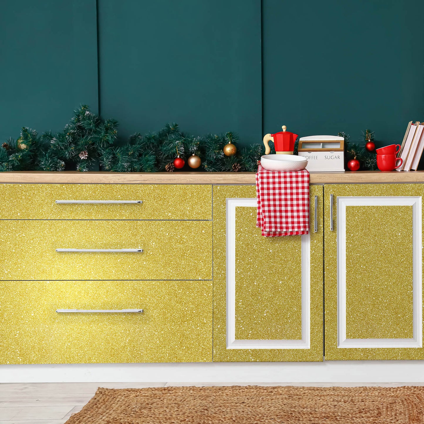     gold-shinny-vinyl-sticker-for-kitchen-cabinets