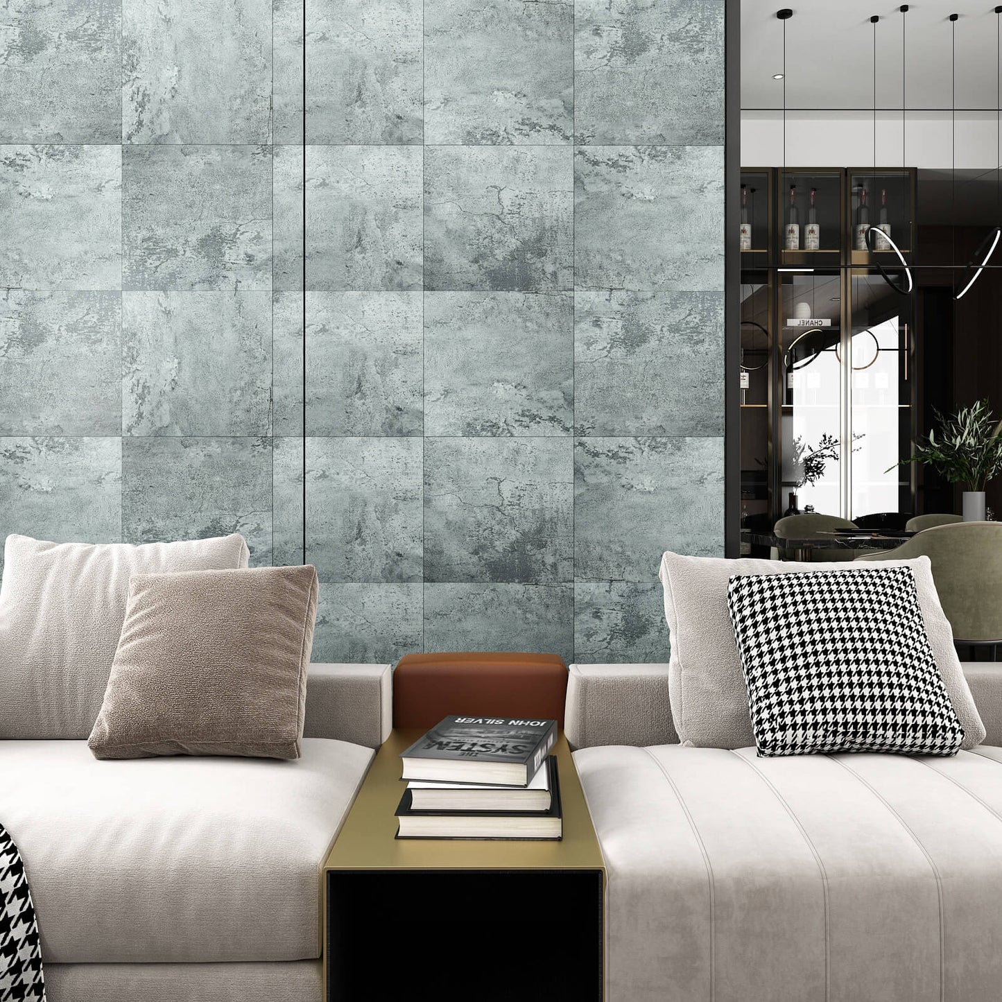      made-of-vinyl-distressed-grey-marble-tile-for-living-room