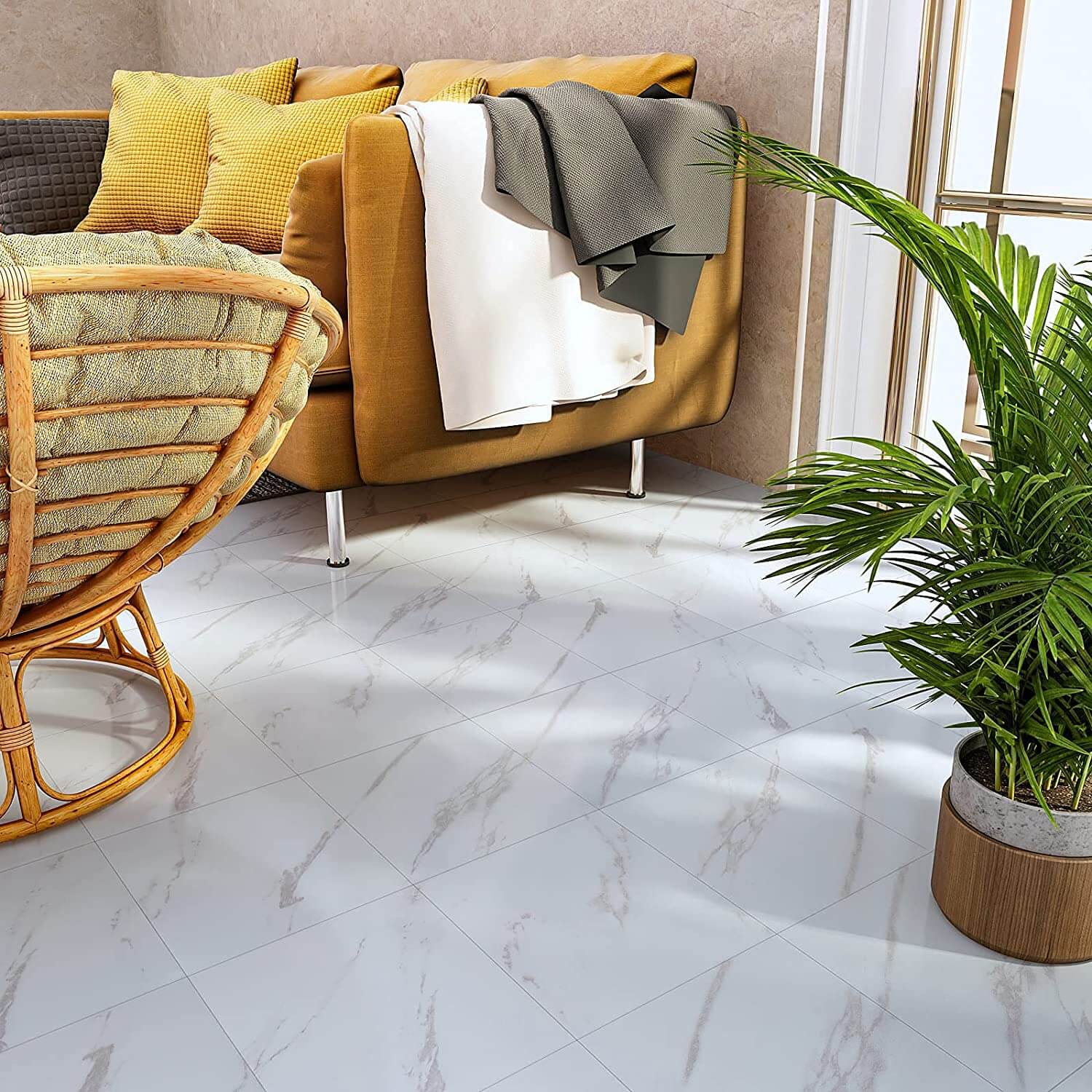     peel-and-stick-white-marble-vinyl-sticker-for-floor