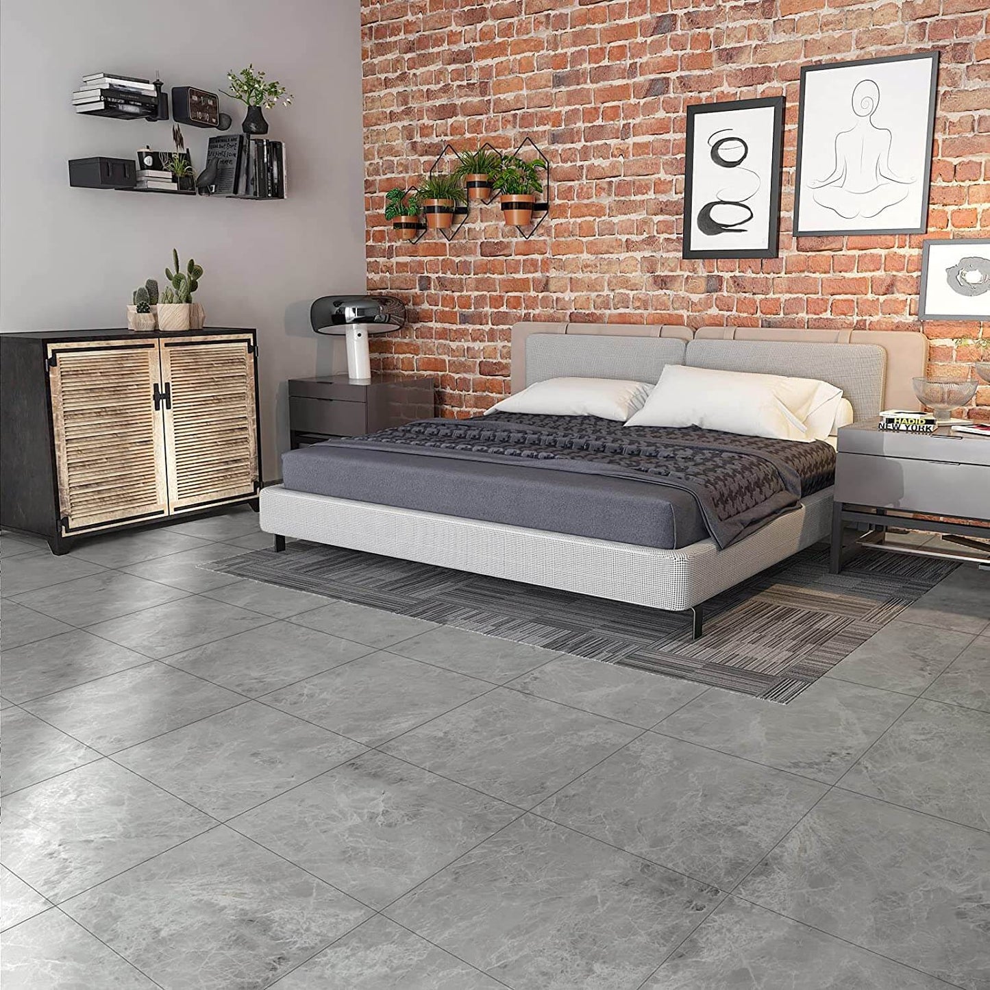 self-adhesive-floor-tiles-for-bedroom-grey-marble