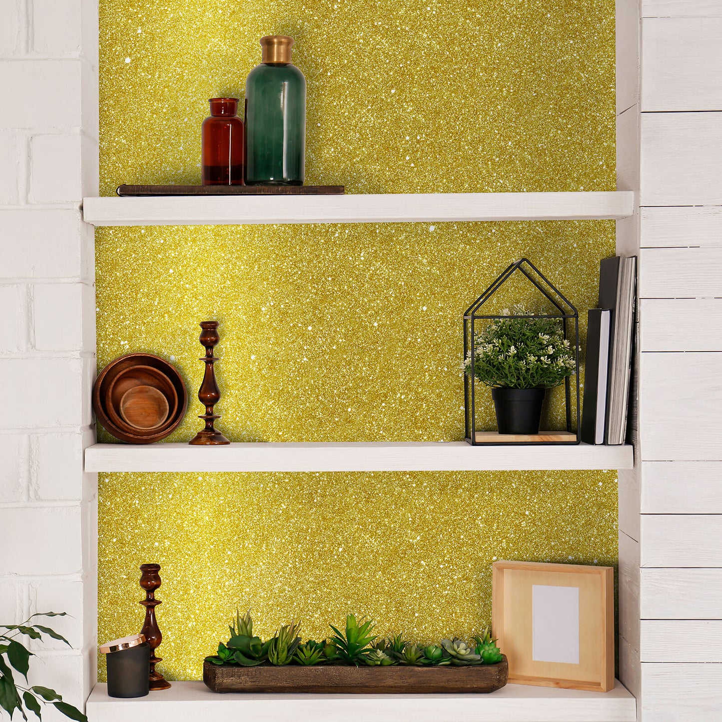 shemmering-gold-glitter-contact-paper-for-shelf-liner