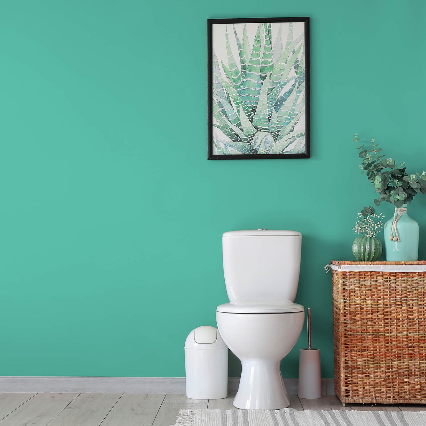 waterproof-green-wallpaper-for-bathroomn-walls