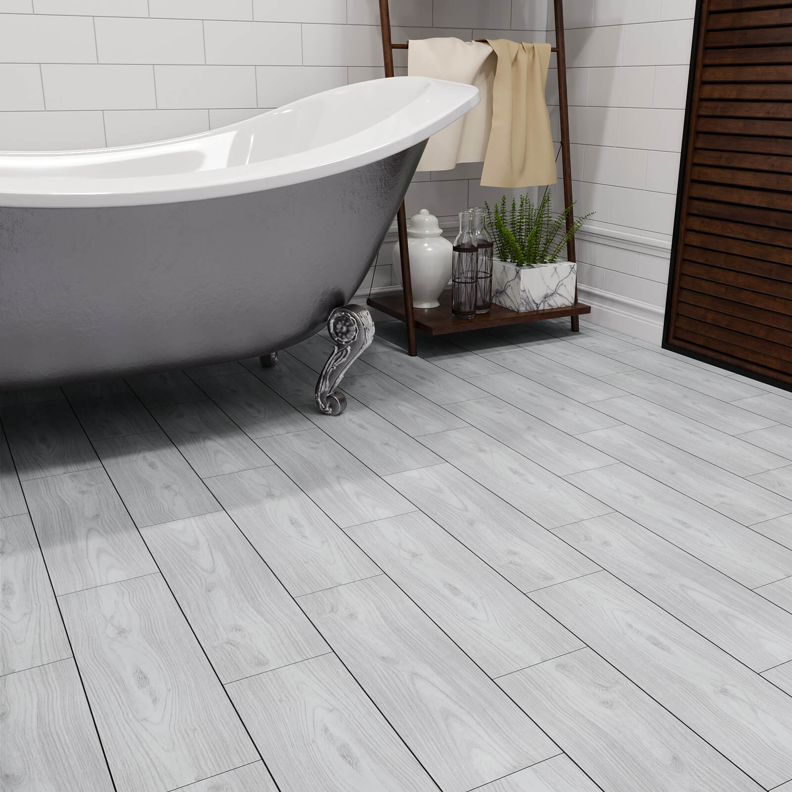     waterproof-vinyl-flooring-with-natural-gray-wood-visual-for-bathroom