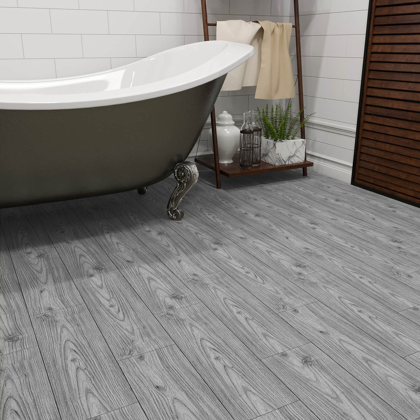     waterproof-vinyl-flooring-with-natural-grey-wood-visual-for-bathroom